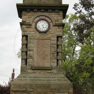Hinderwell Memorial clock