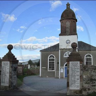 Kirkbean church clock, Scotland