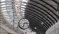 Newcastle railway station clock