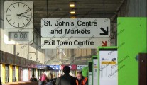 Preston bus station clocks
