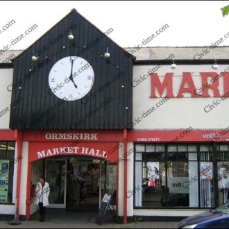 Ormskirk market hall clock